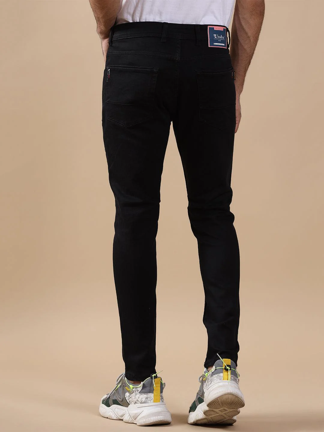Black Denim Men's Jeans - Image 4