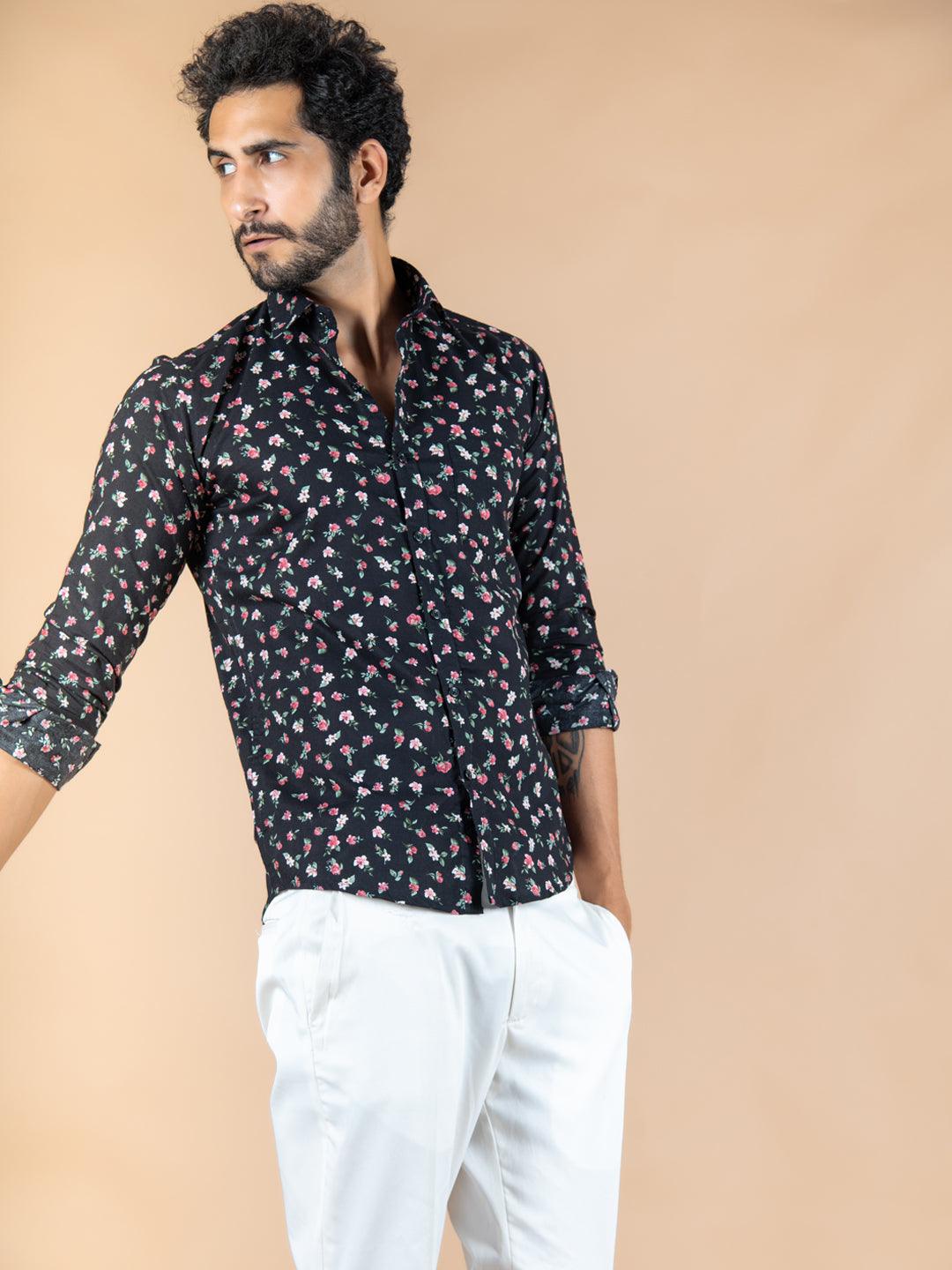 Black Rose Giza Cotton Shirt - Image 3