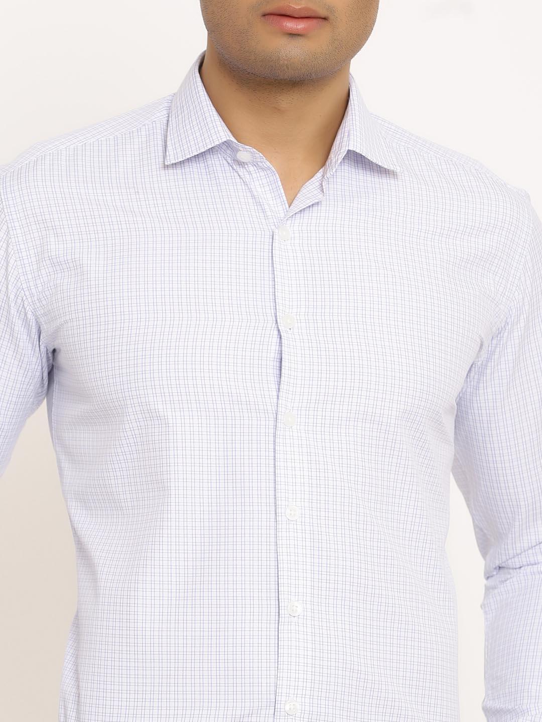 Blue and White Checks Shirt - Image 3