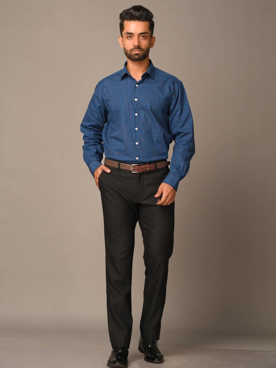 Blue Checks shirt - Image 4