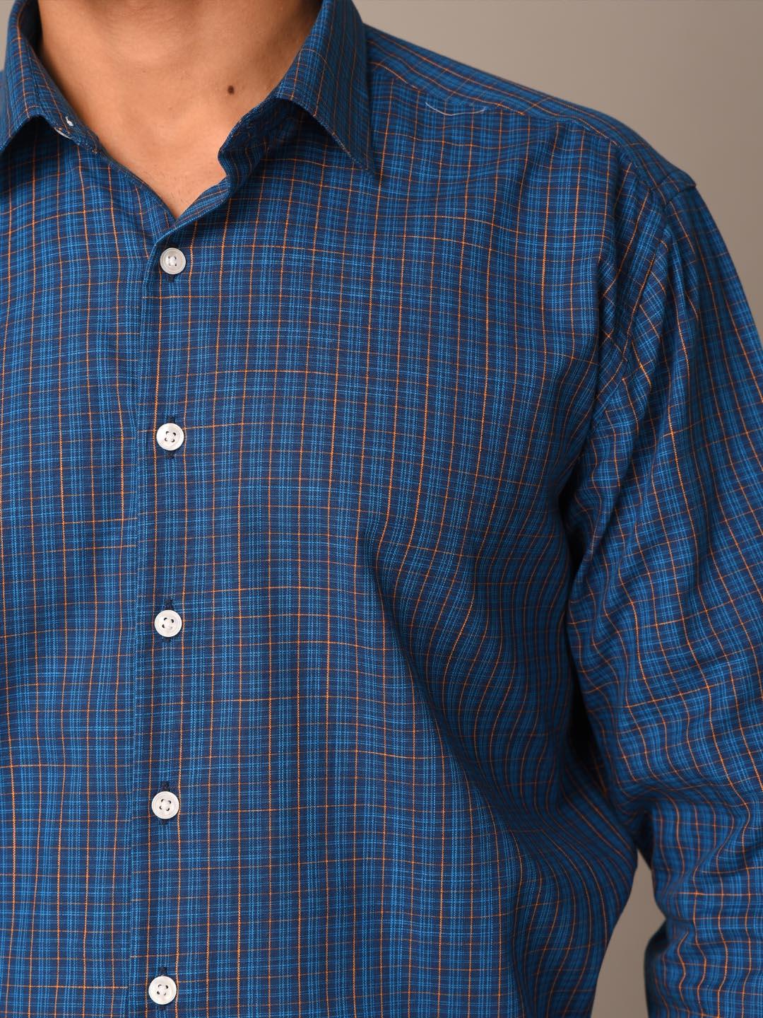 Blue Checks shirt - Image 5
