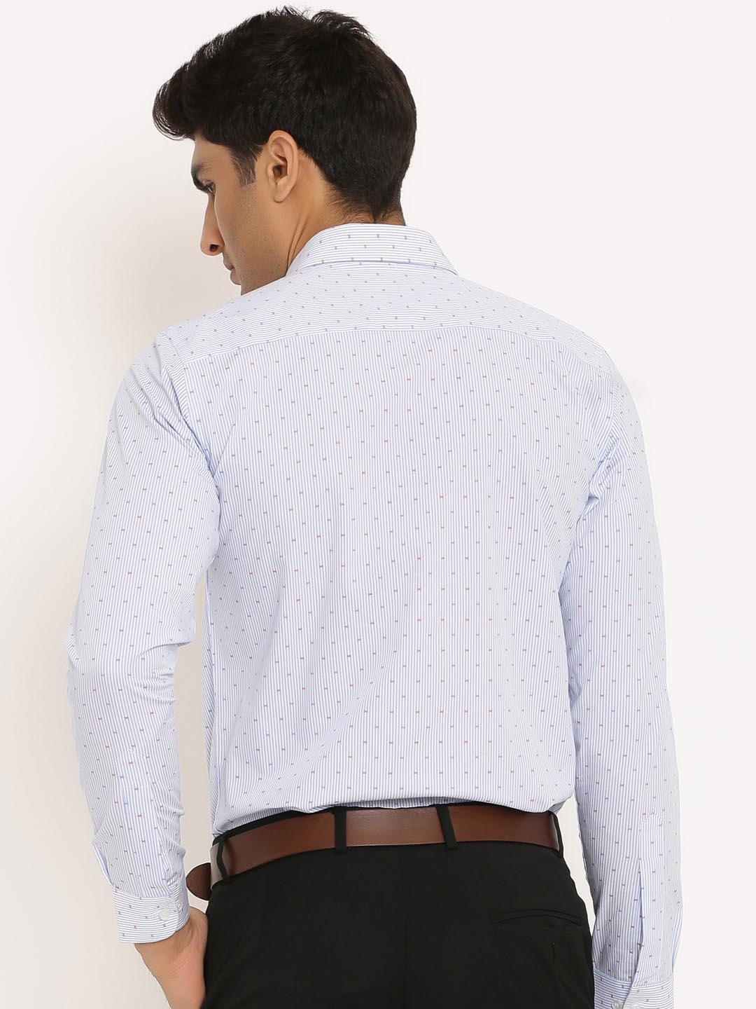 Blue Self designer Cotton Shirt - Image 5