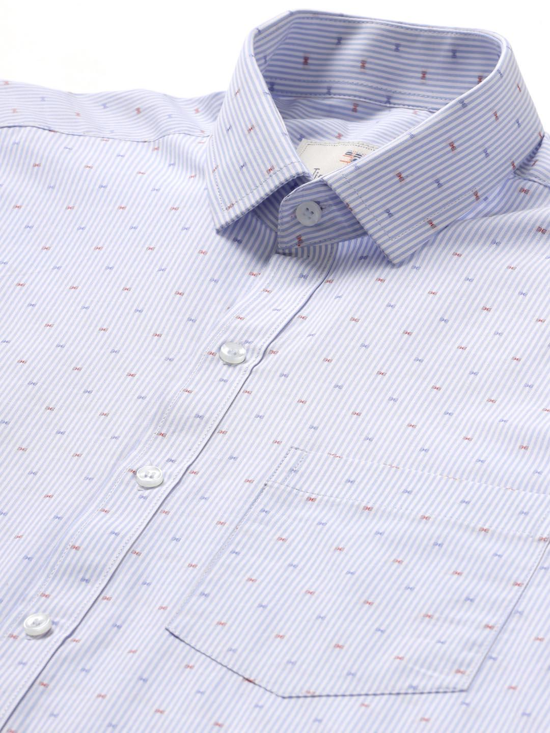 Blue Self designer Cotton Shirt - Image 6