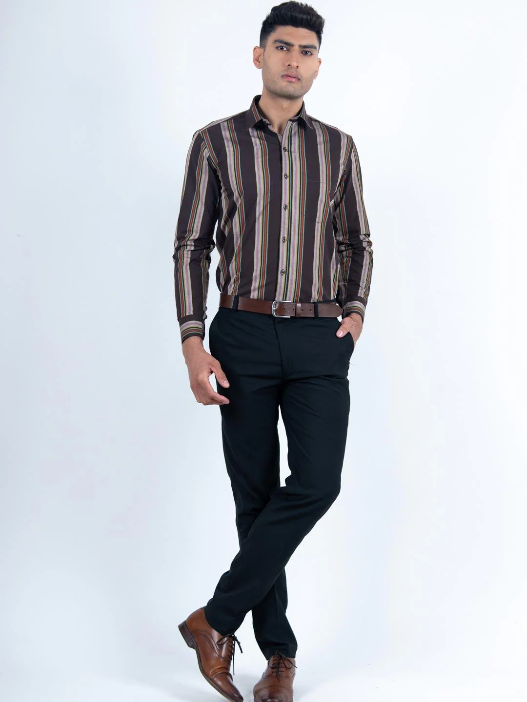 Charlie Stripes Cotton Shirt - Image 5