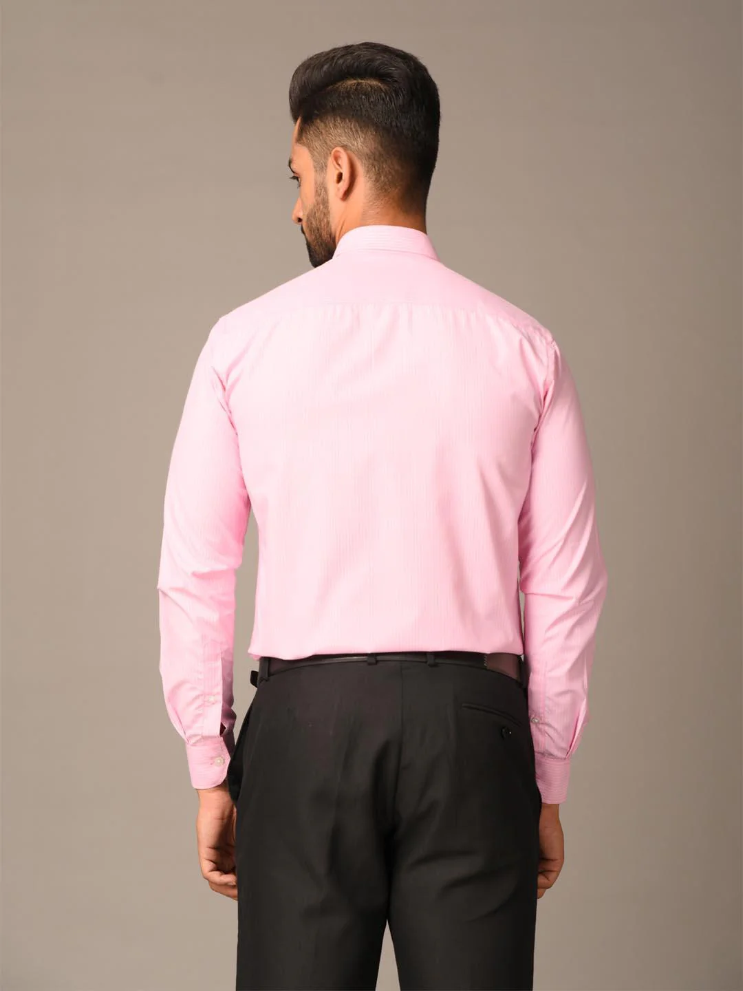 Light Pink Stripes Formal Shirt - Image 6