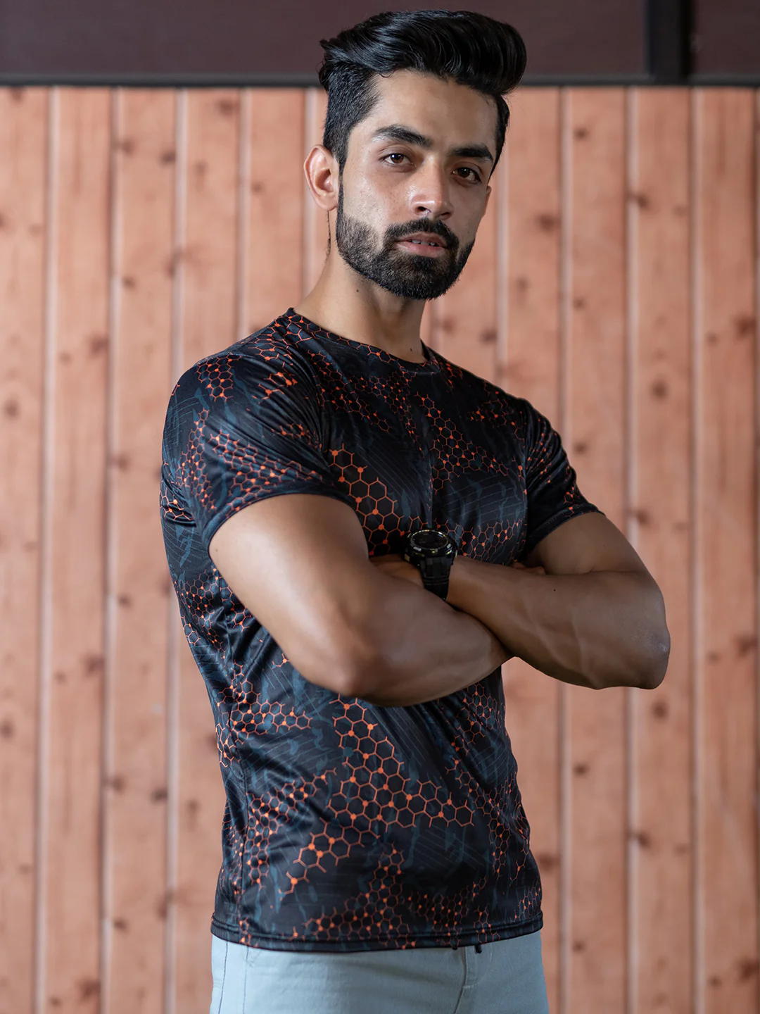 Mens Gym Active Wear T-shirt - Image 3