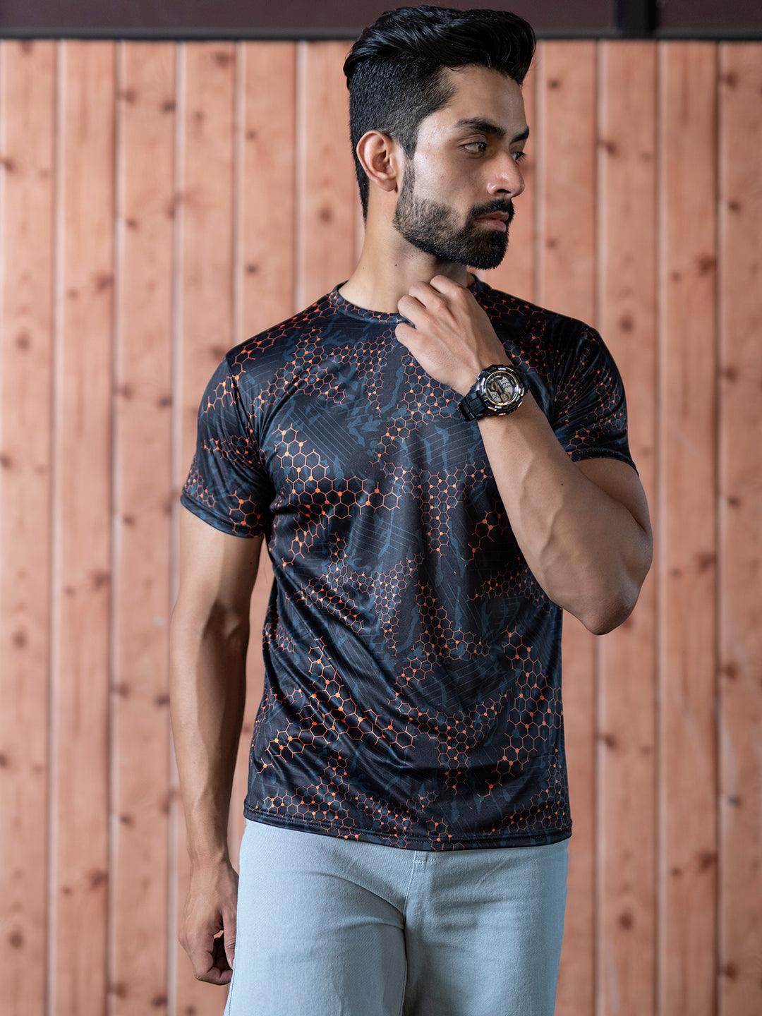 Mens Gym Active Wear T-shirt - Image 4