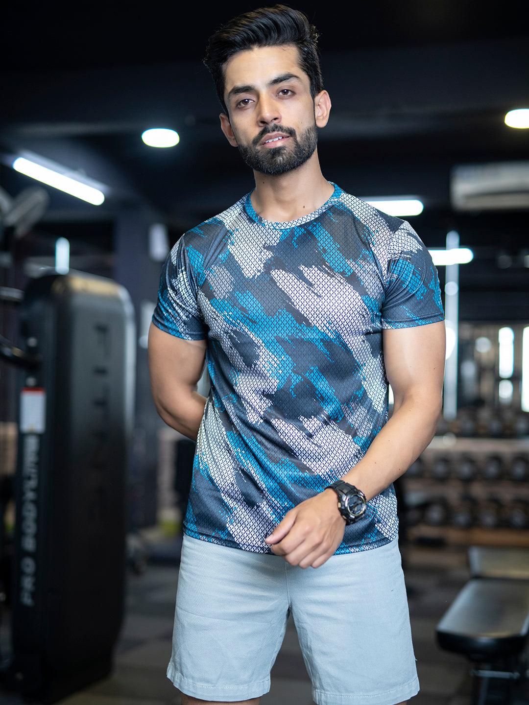 Mens Gym Active Wear T-Shirt - Image 4