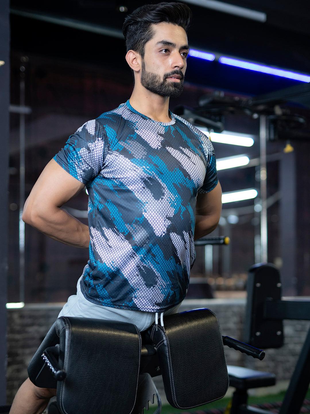 Mens Gym Active Wear T-Shirt - Image 5
