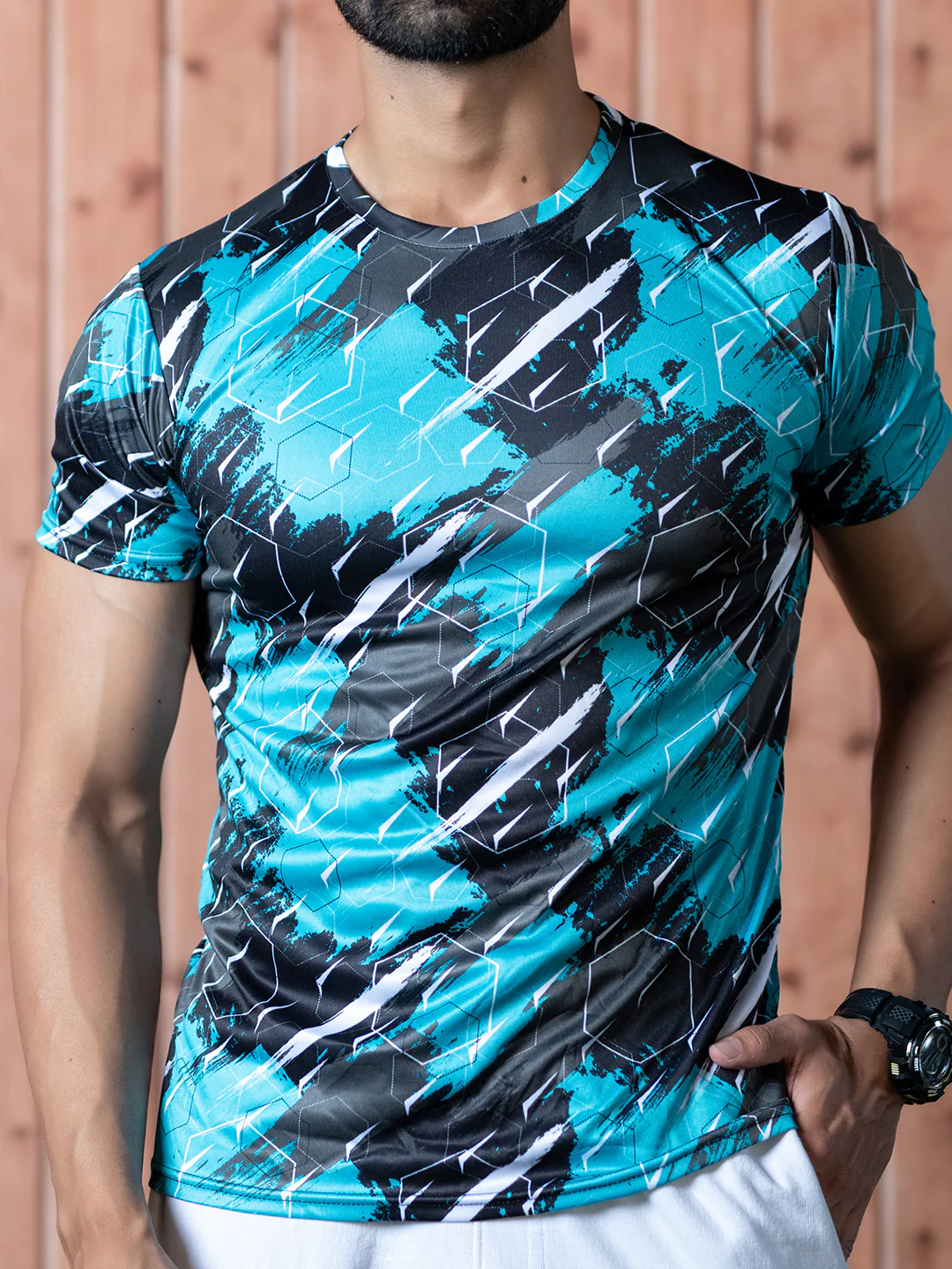 Mens Gym Active Wear T-Shirt - Image 3
