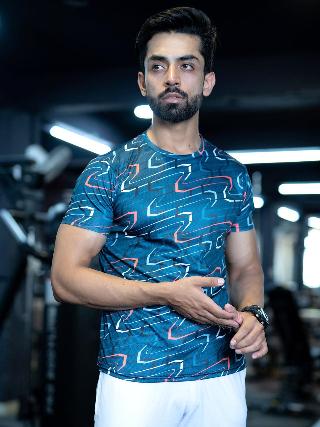 Mens Gym Active Wear T-Shirt - Image 4