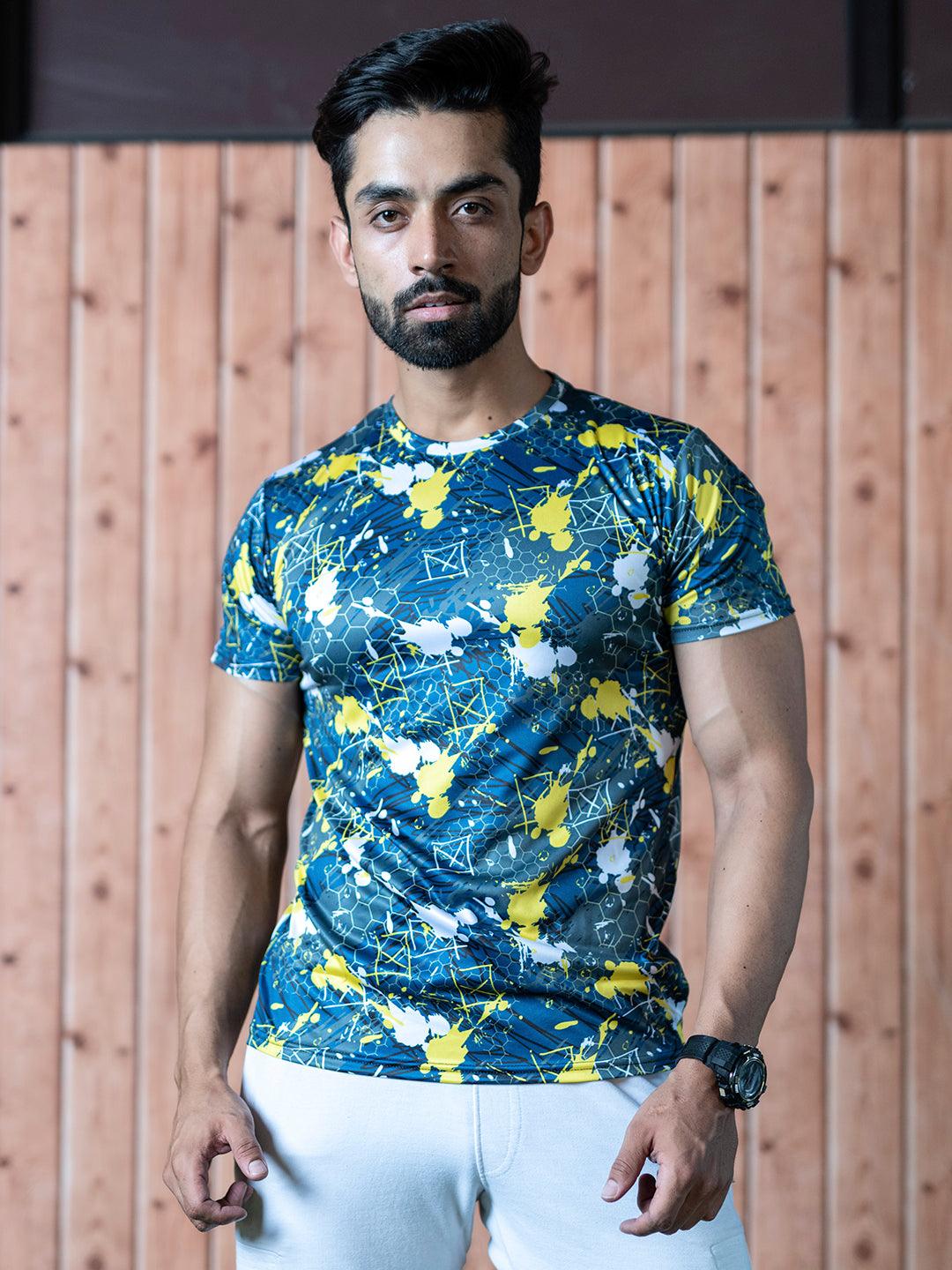 Mens Gym Active Wear T-Shirt - Image 4