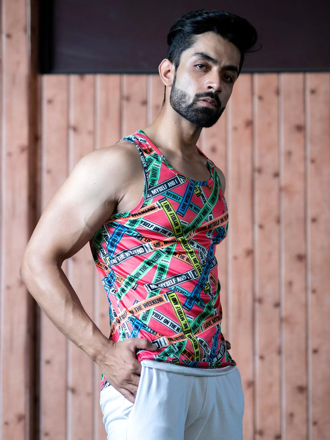 Mens Gym Tanktop Sleeveless Sports Vest - Image 5