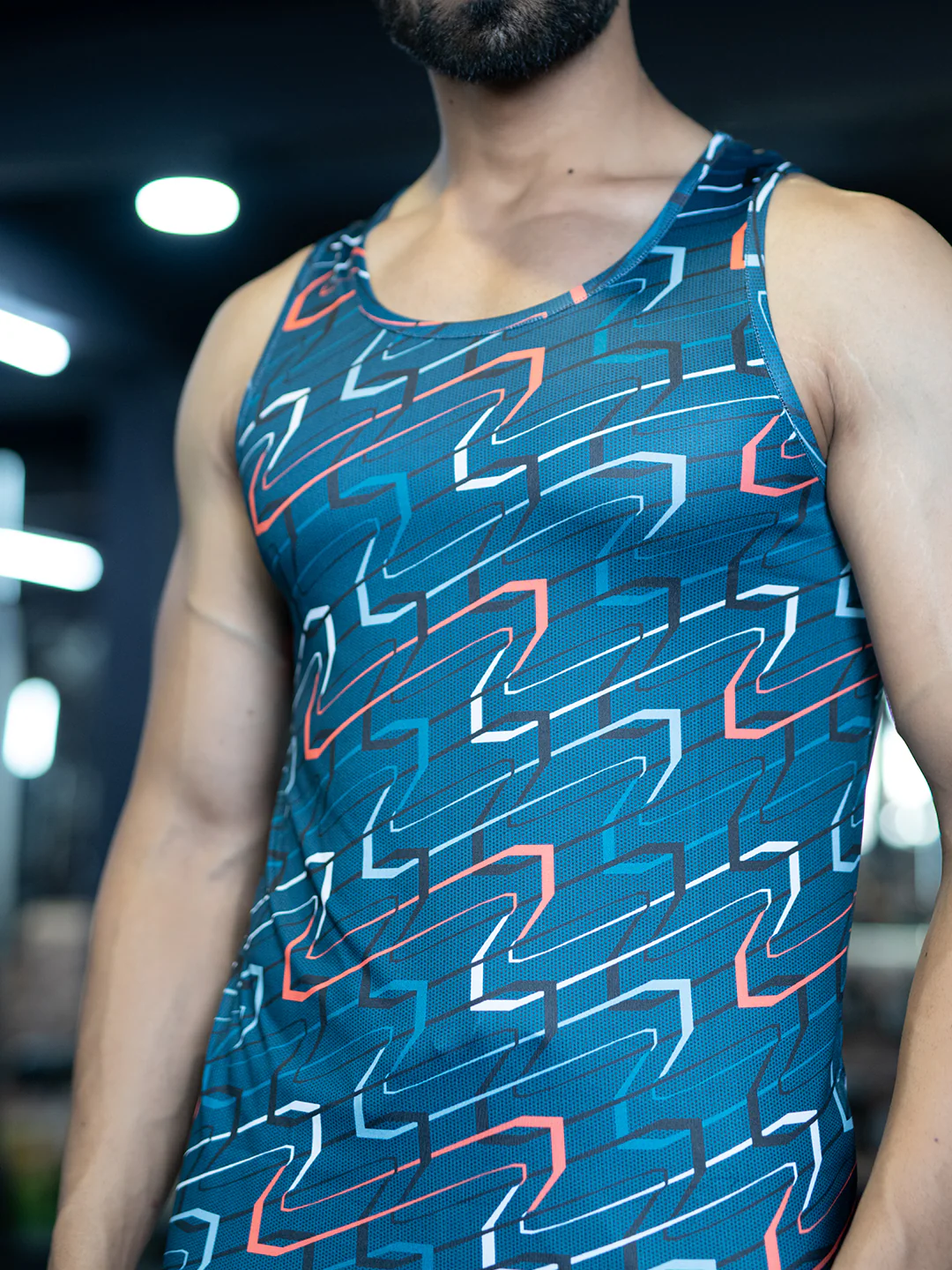 Mens Gym Tanktop Sleeveless Sports Vest - Image 3