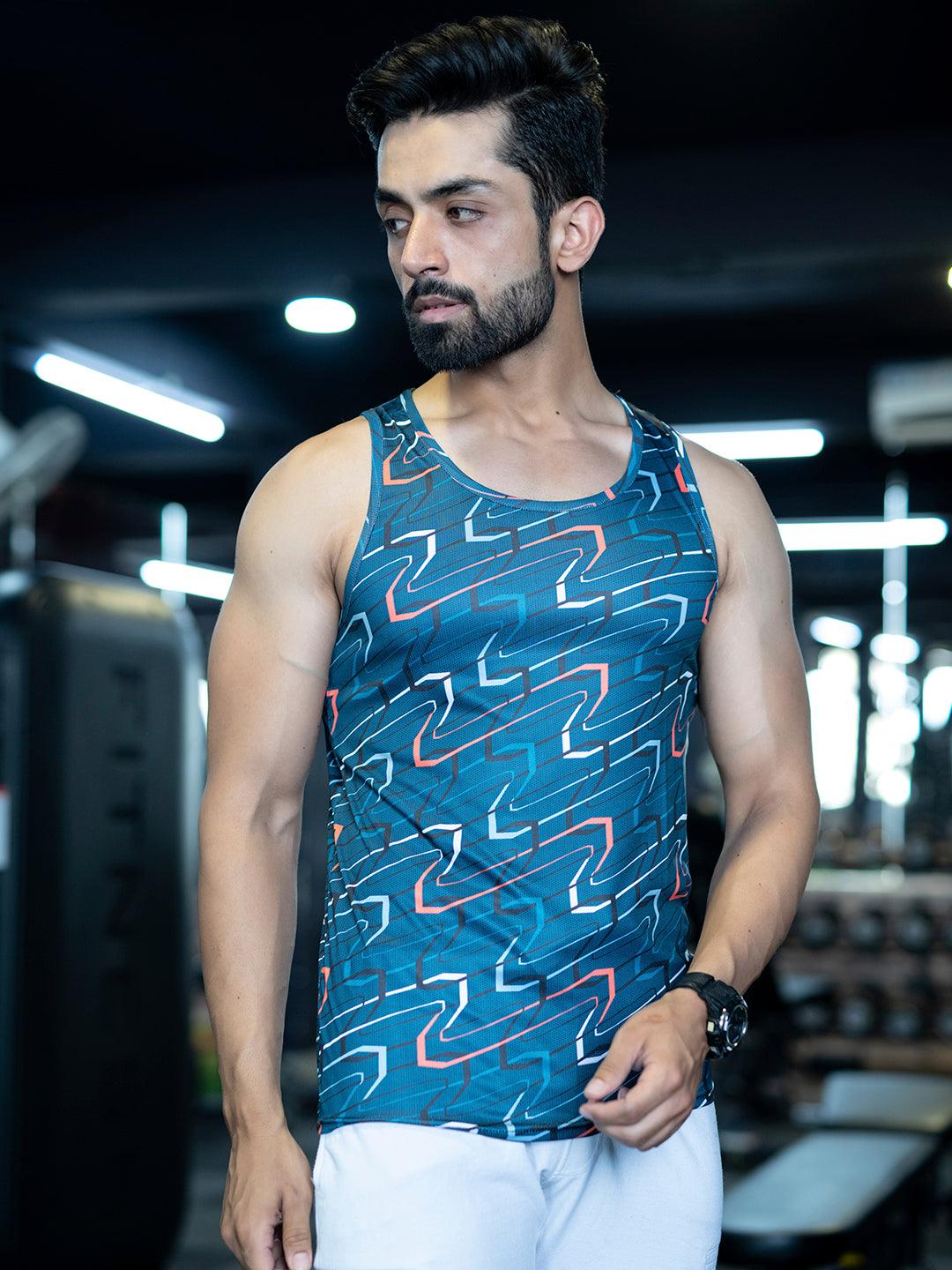 Mens Gym Tanktop Sleeveless Sports Vest - Image 4