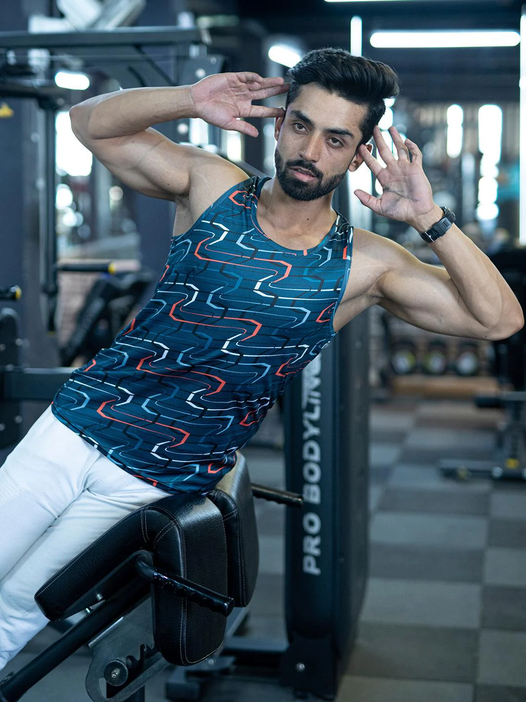 Mens Gym Tanktop Sleeveless Sports Vest - Image 5