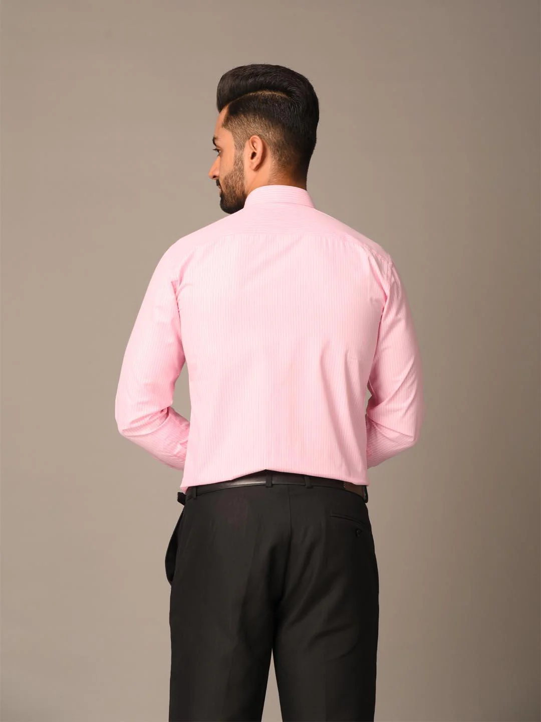 Pink Stripes Formal Shirt - Image 6