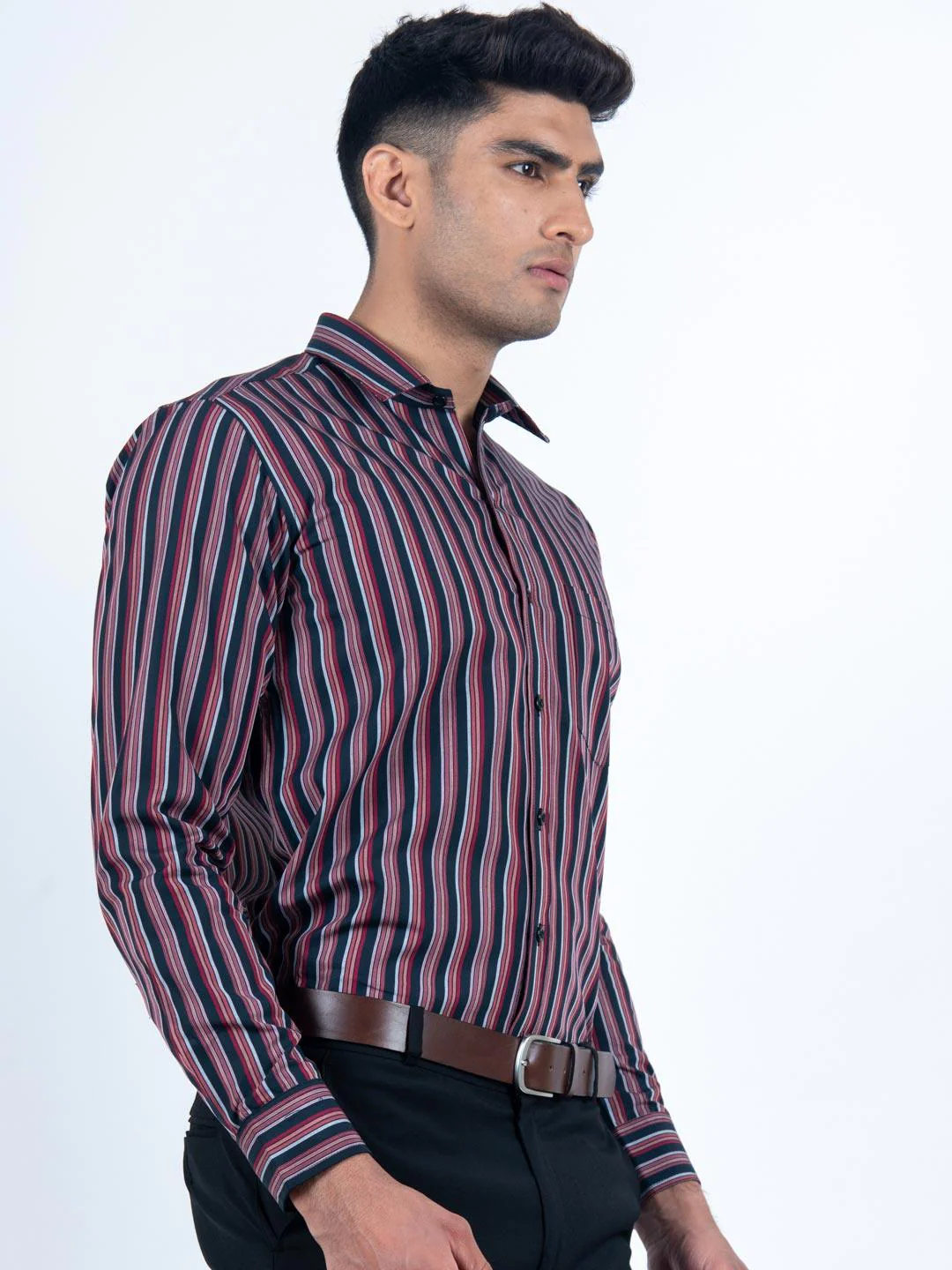 Spectre Stripes Cotton Shirt - Image 3