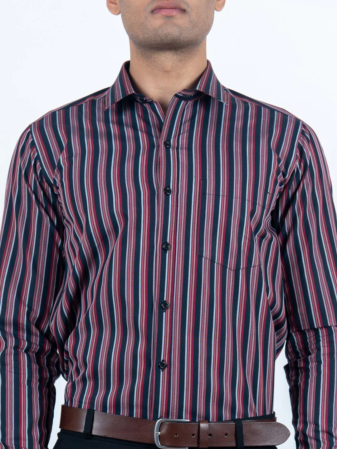 Spectre Stripes Cotton Shirt - Image 5