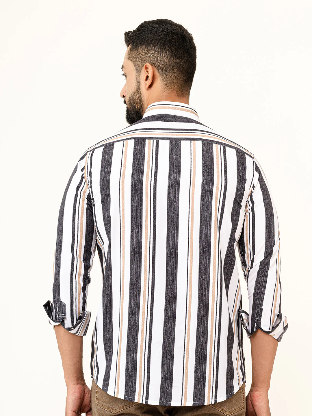 Stripes Crepe Shirt - Image 6
