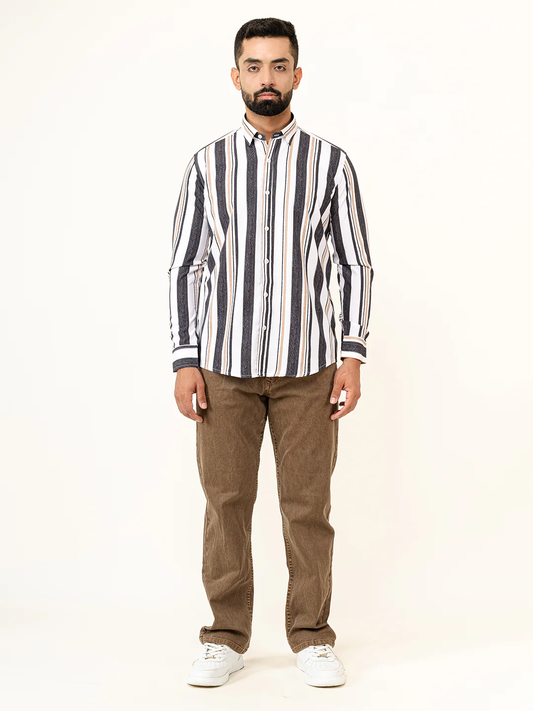 Stripes Crepe Shirt - Image 7