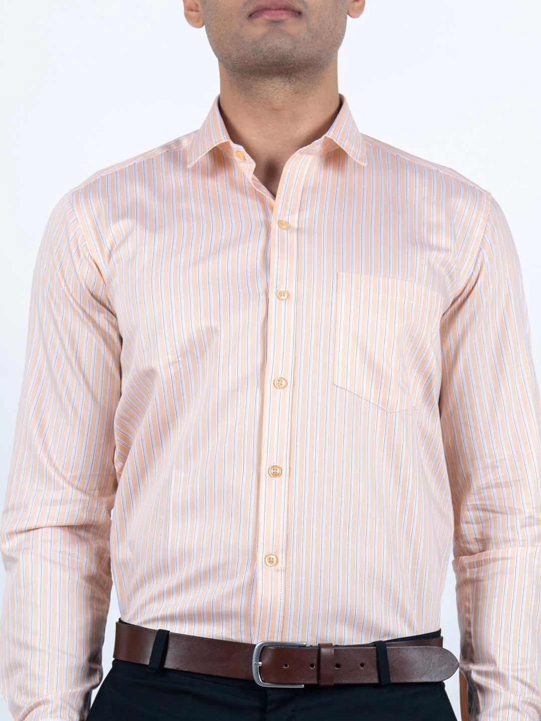 Yellow Stripes Cotton Shirt - Image 4