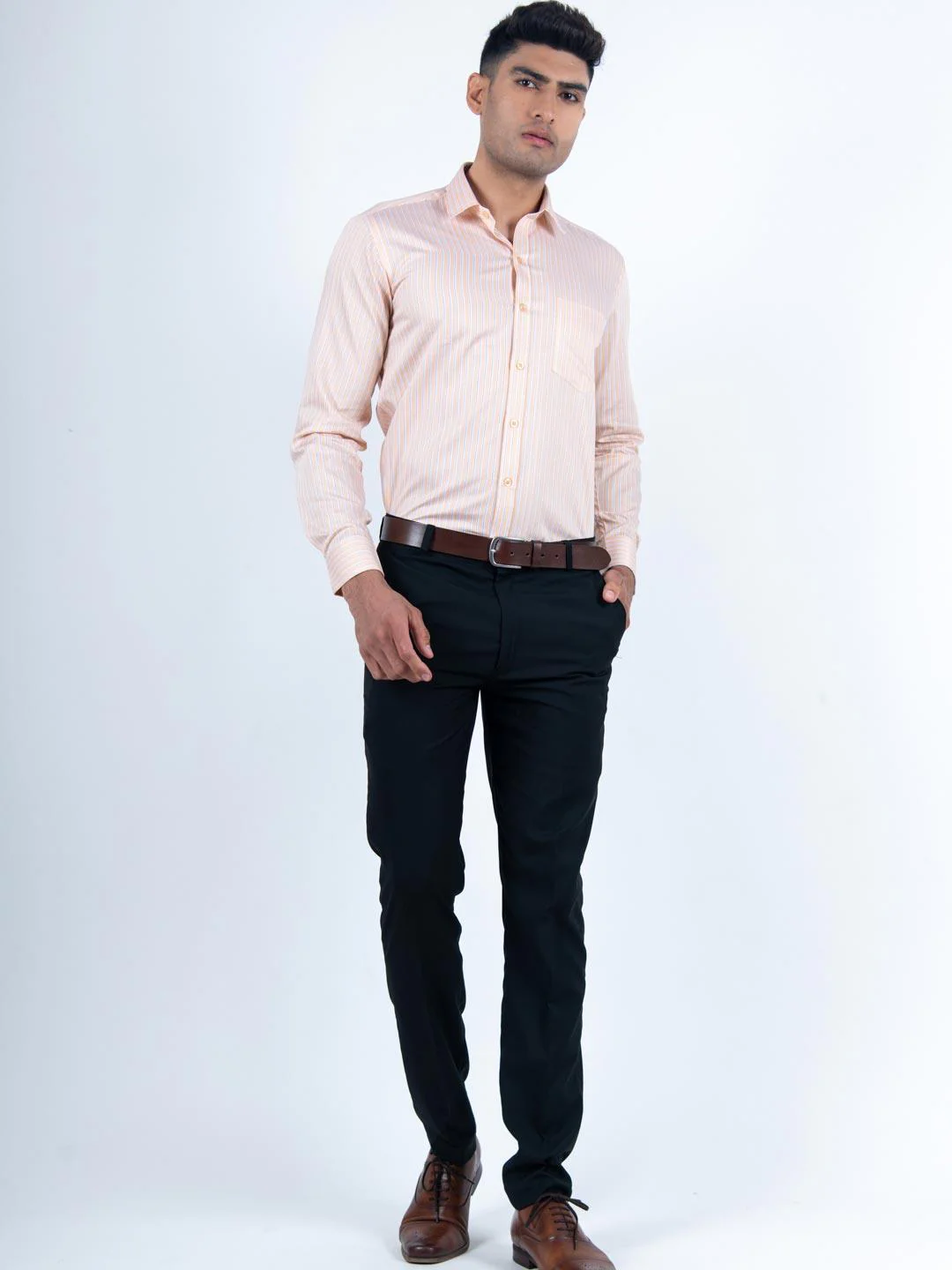 Yellow Stripes Cotton Shirt - Image 5